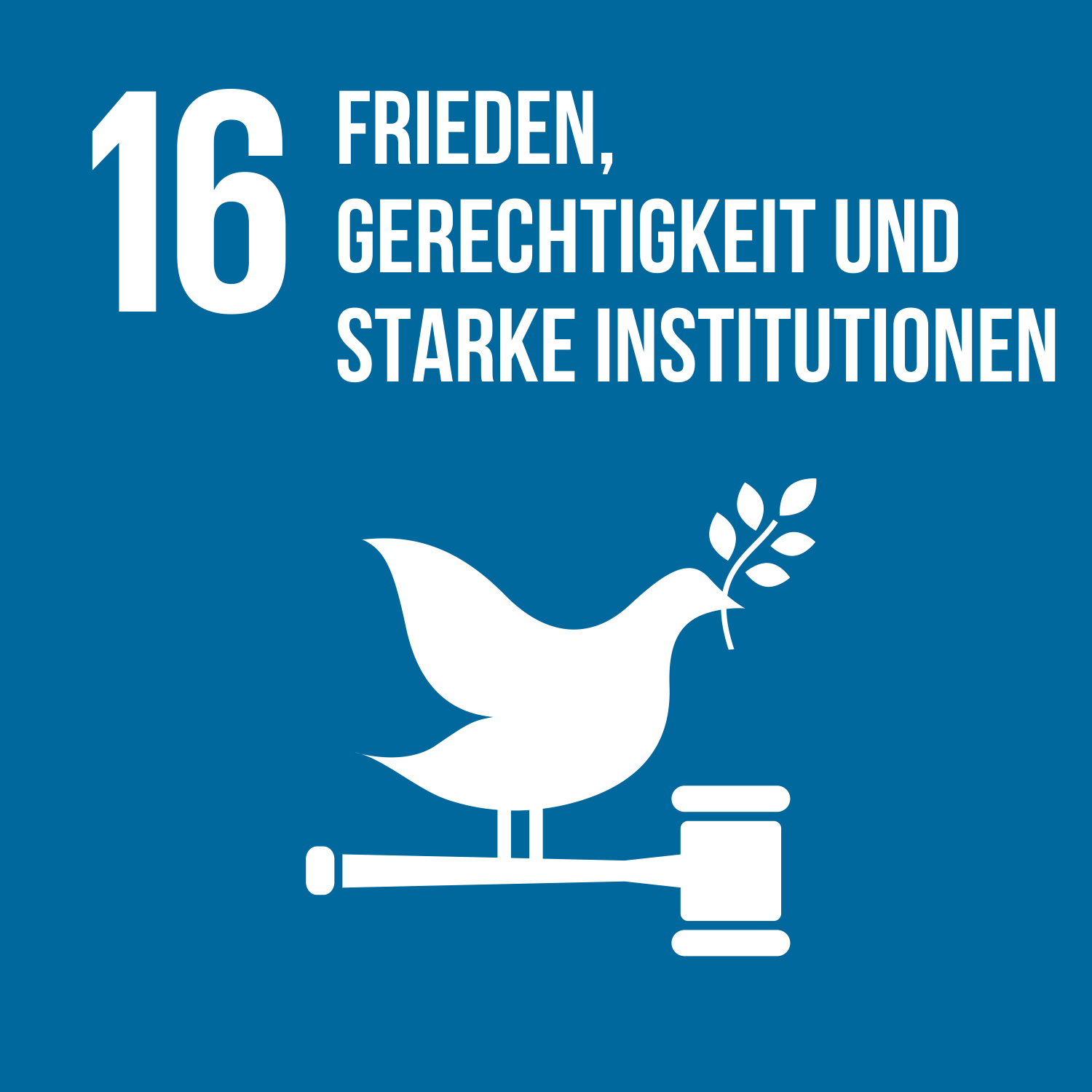 16 Frieden Gerechtigkeit und starke Institutionen