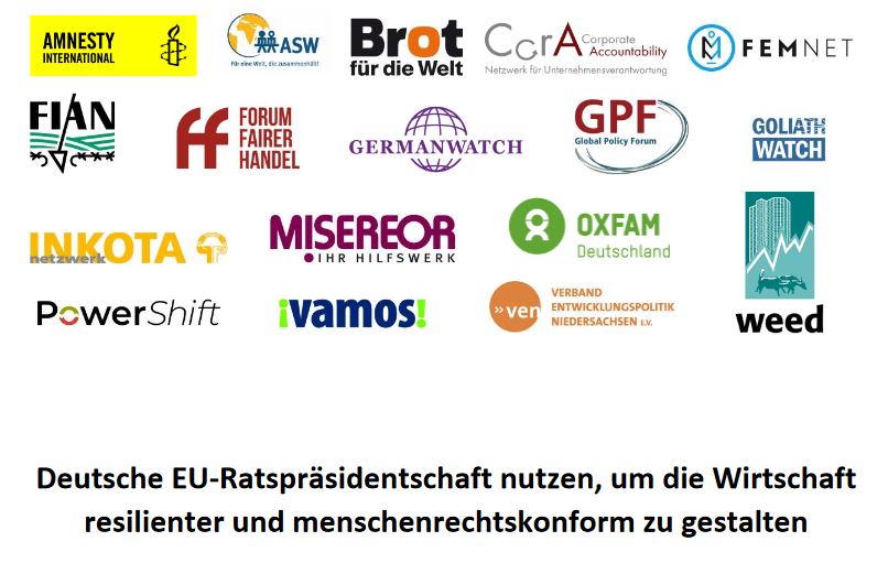 Forderungspapier EU Ratspräsidentschaft