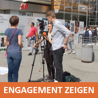 Engagement zeigen
