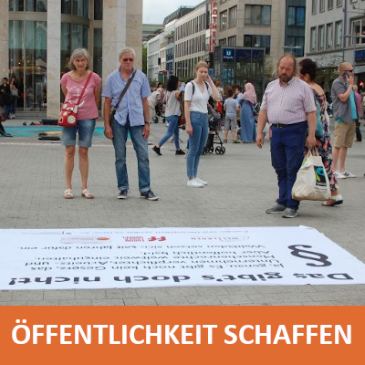 Öffentichkeit schaffen